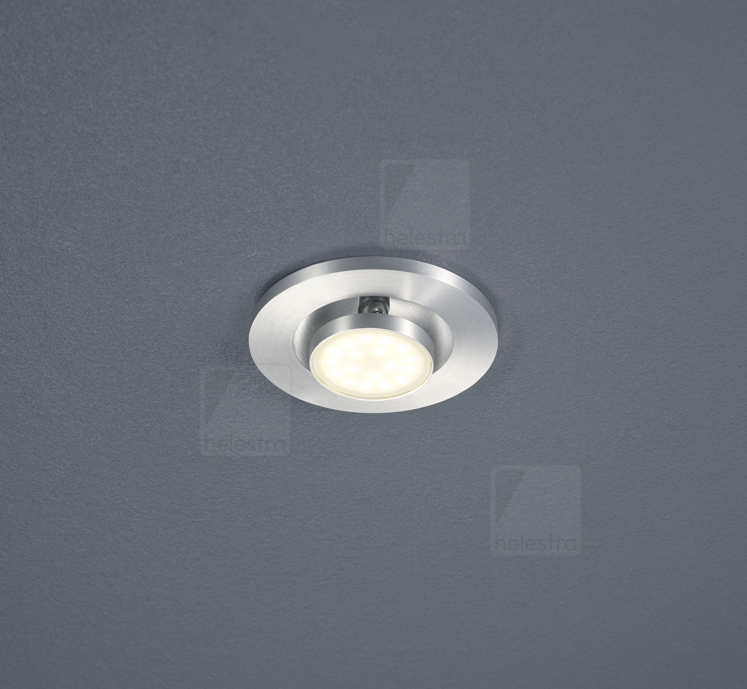 Helestra ONTO  Plafonnier encastré luminaire mural encastré  aluminium mat