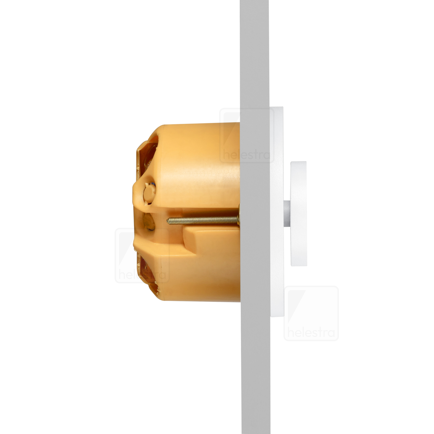 Helestra ONTO  Plafonnier encastré luminaire mural encastré aluminium blanc mat