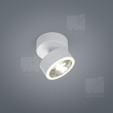 Helestra PAX  ceiling luminaire aluminium mat white