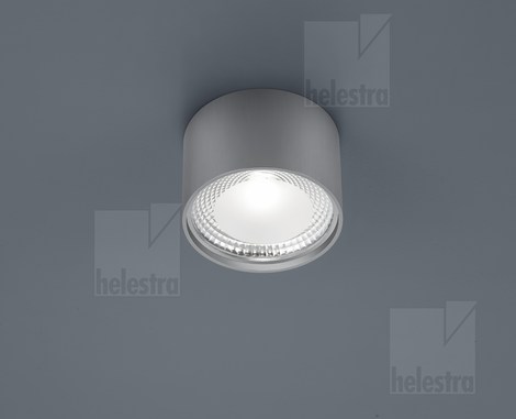 Helestra KARI  Plafonnier Acier nickel mat
