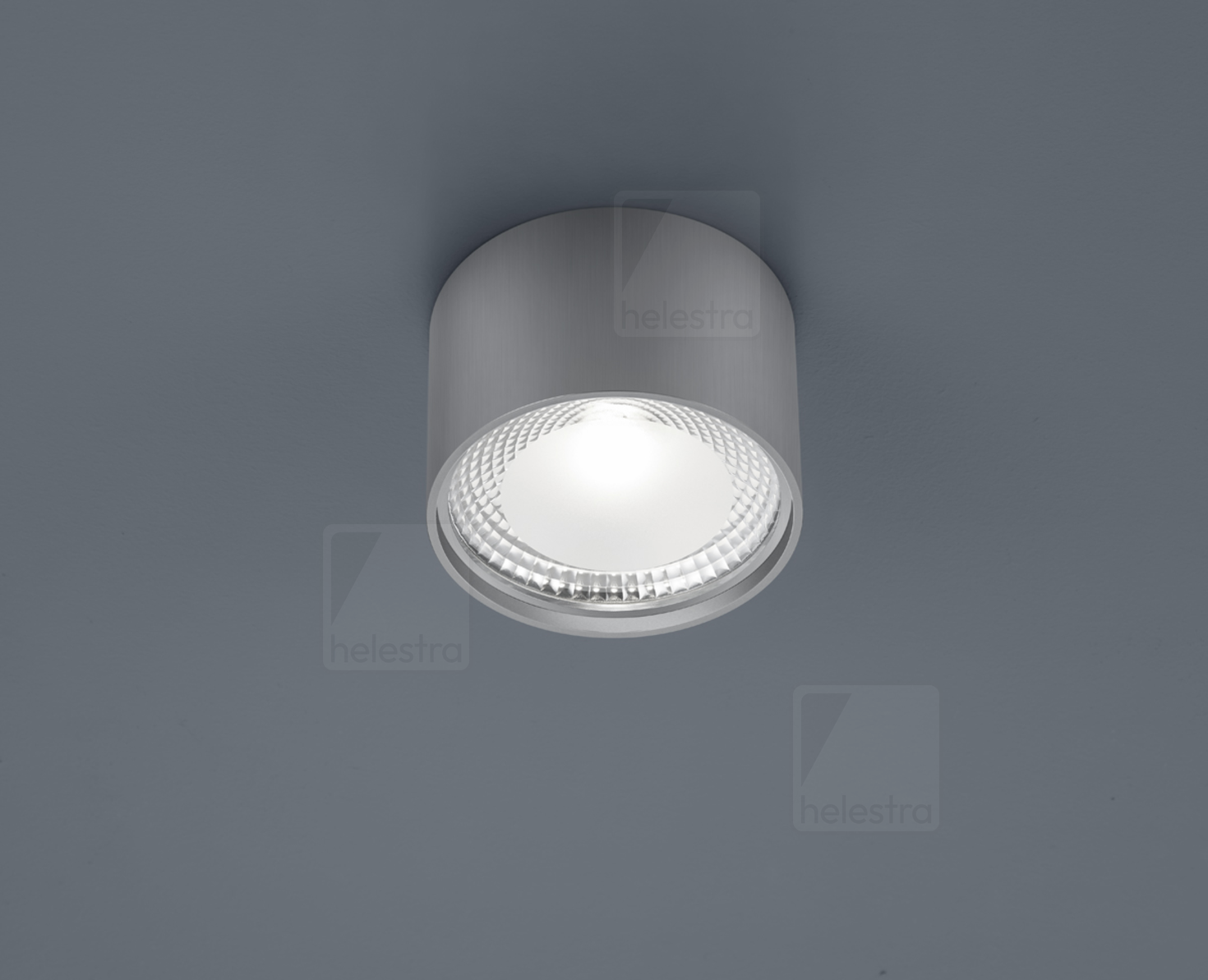 Helestra KARI  Plafonnier Acier nickel mat