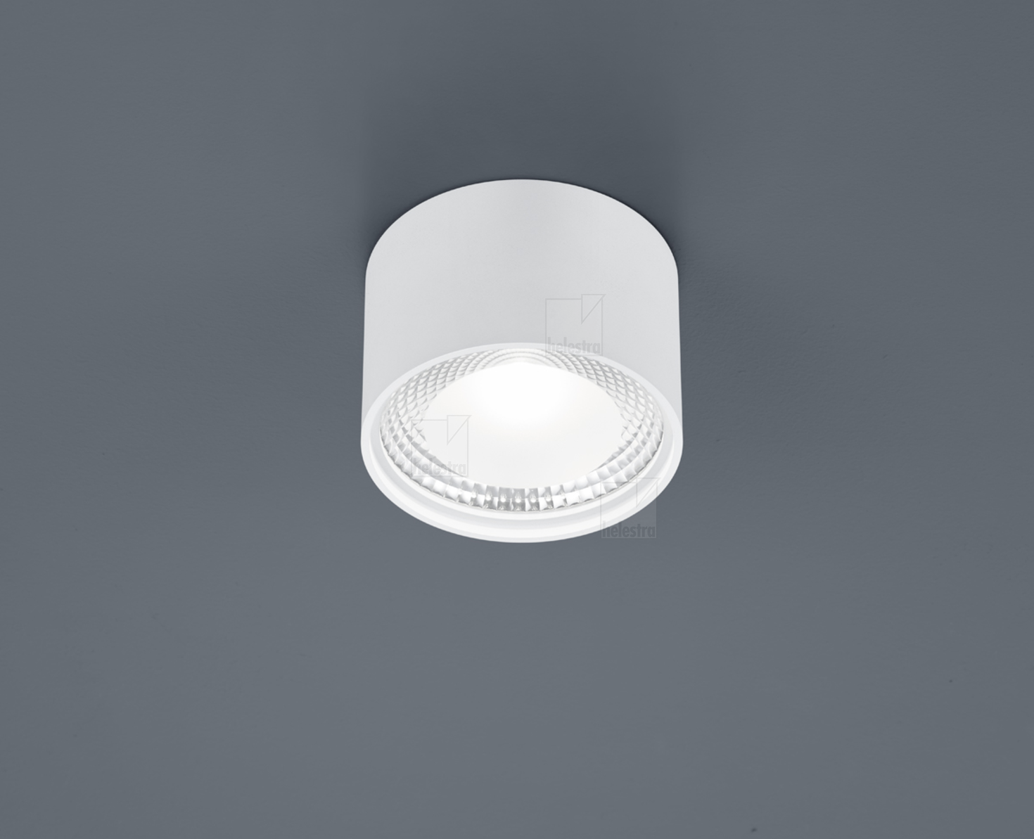 Helestra KARI  lampada soffitto acciaio bianco opaco