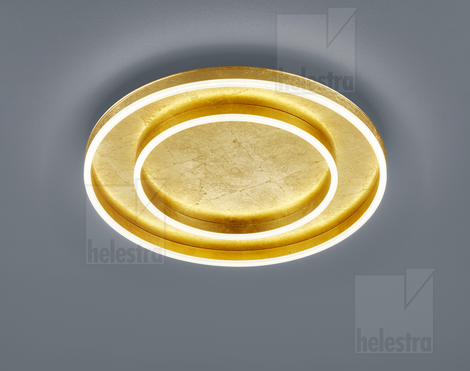 Helestra SONA  Deckenleuchte  blattgold