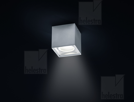 Helestra SIRI-LED  ceiling luminaire  aluminium mat