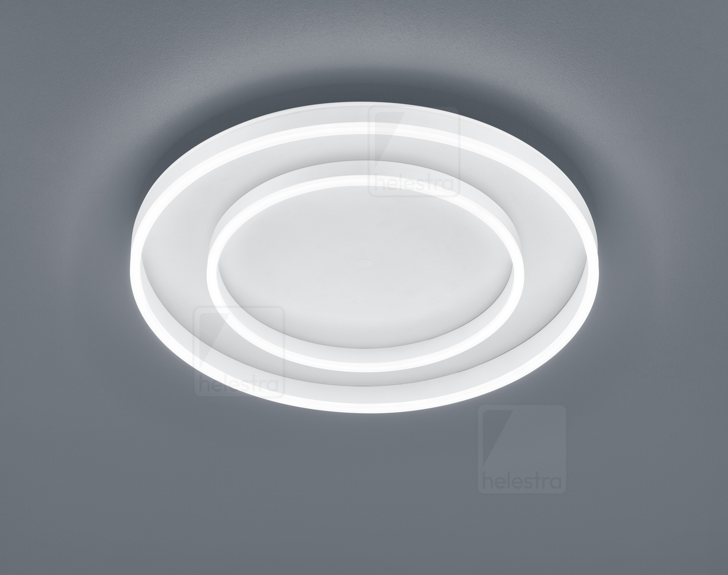 Helestra SONA  Plafonnier Acier blanc mat