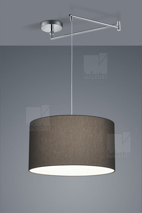 Helestra CERTO  suspension lumineuse Acier chrome