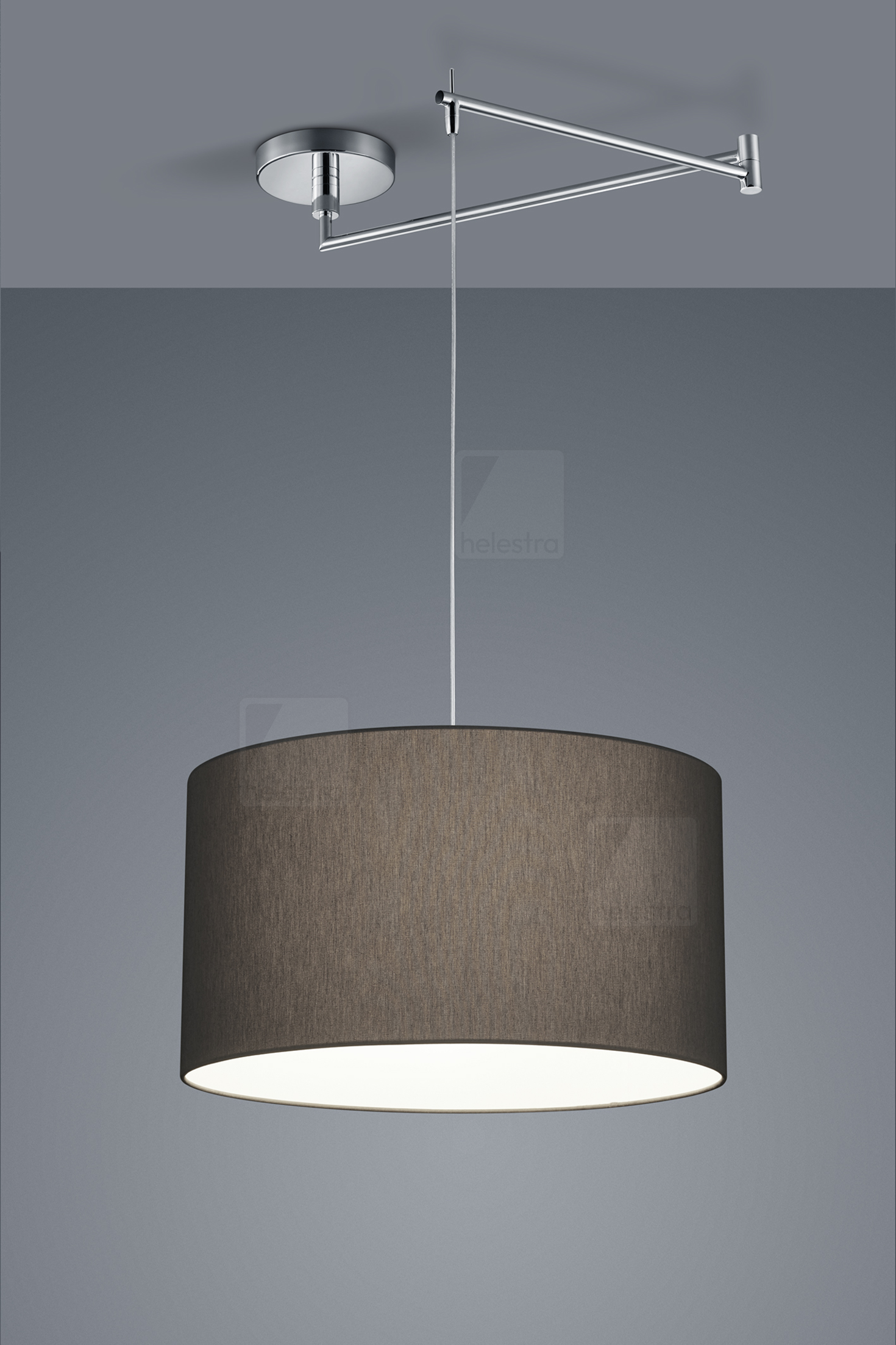 Helestra CERTO  suspension lumineuse Acier chrome