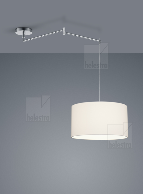 Helestra CERTO  suspension lumineuse Acier chrome