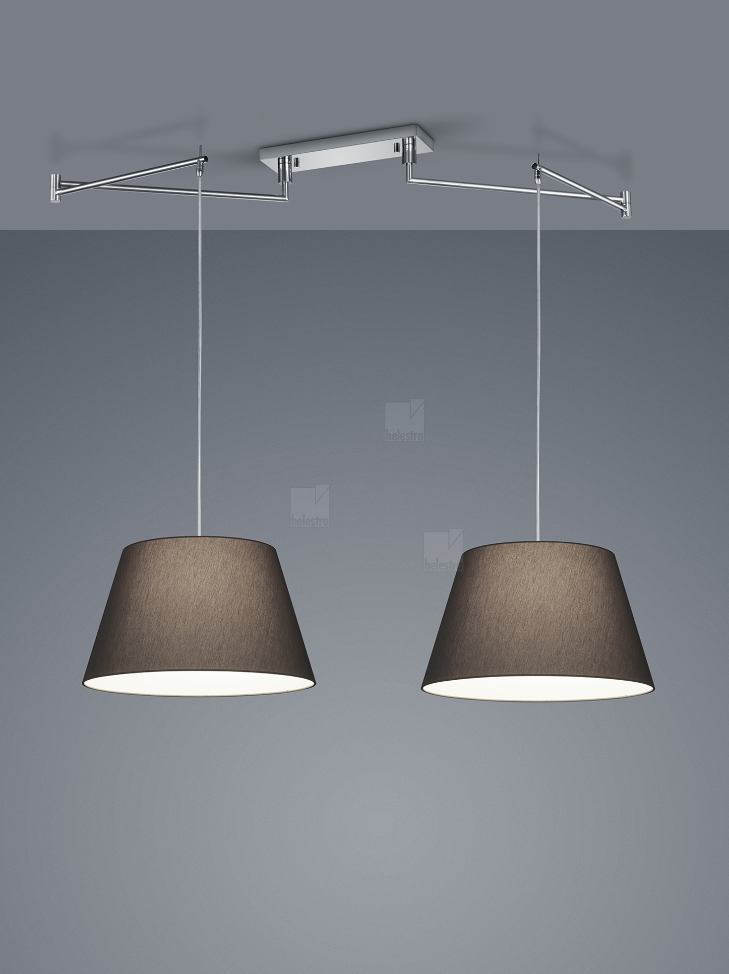 Helestra CERTO  pendant luminaire  chrome