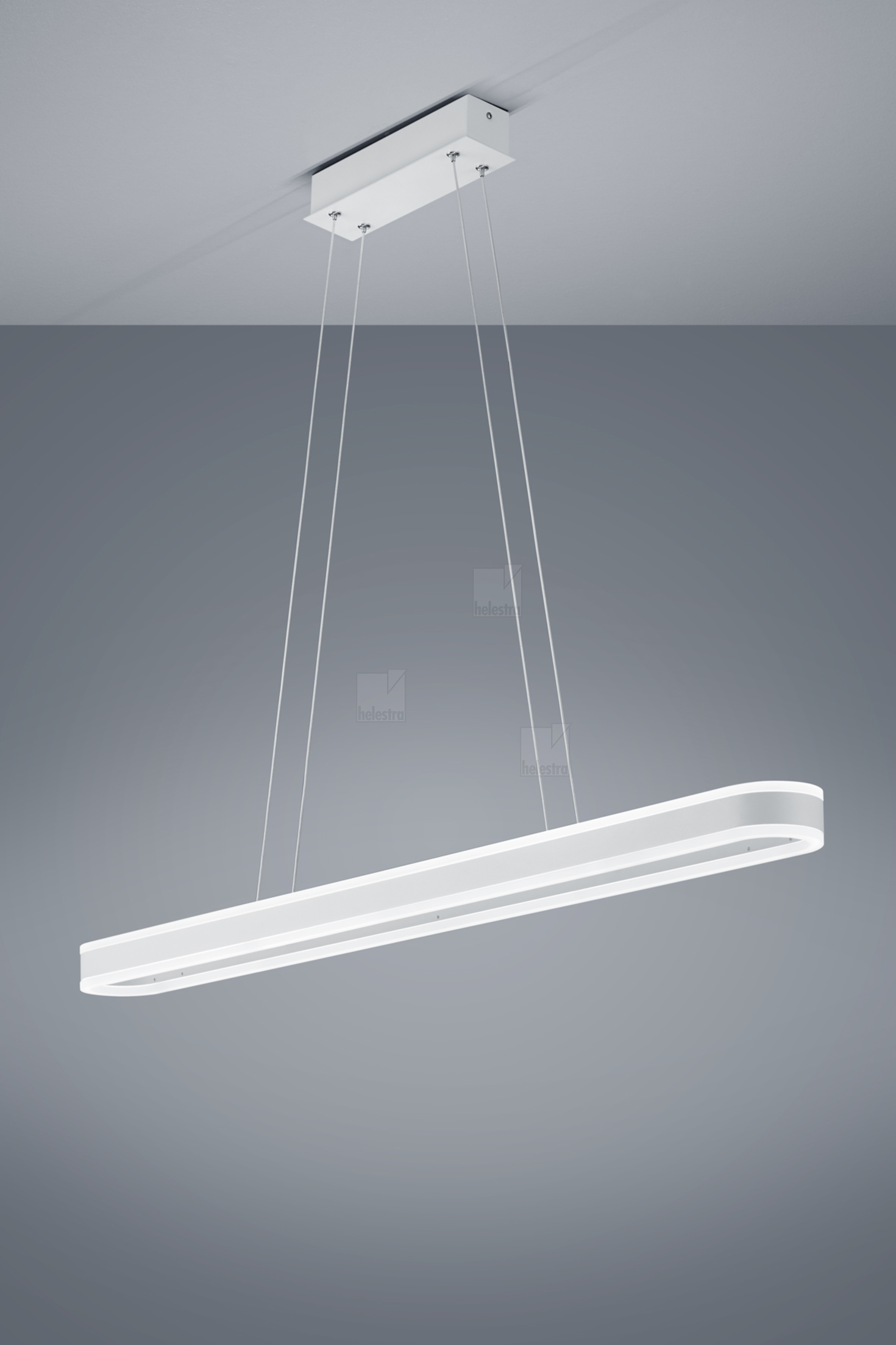 Helestra LIV  suspension lumineuse  blanc mat