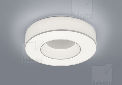 Helestra LOMO  Plafonnier Acier blanc mat