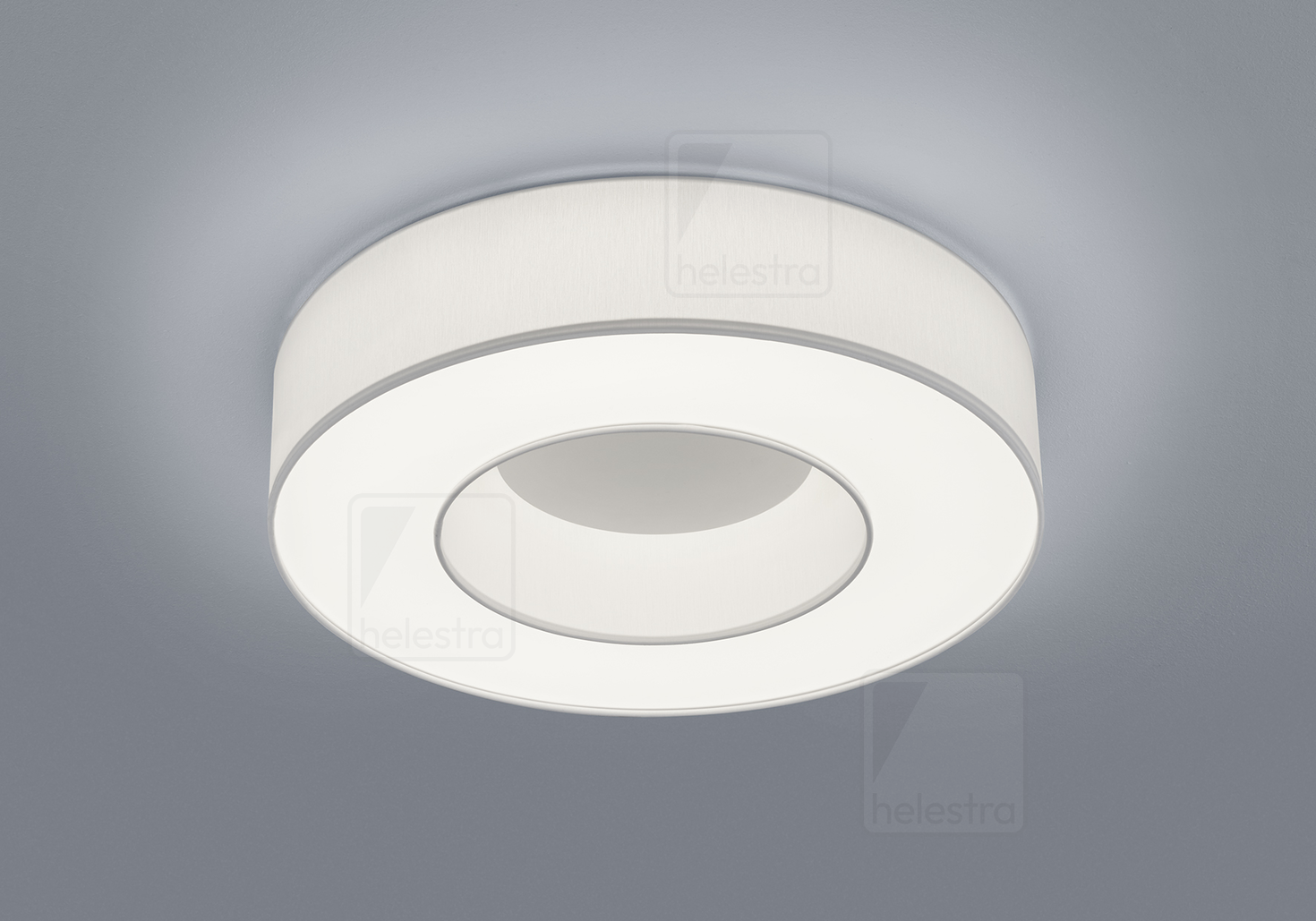 Helestra LOMO  Plafonnier Acier blanc mat