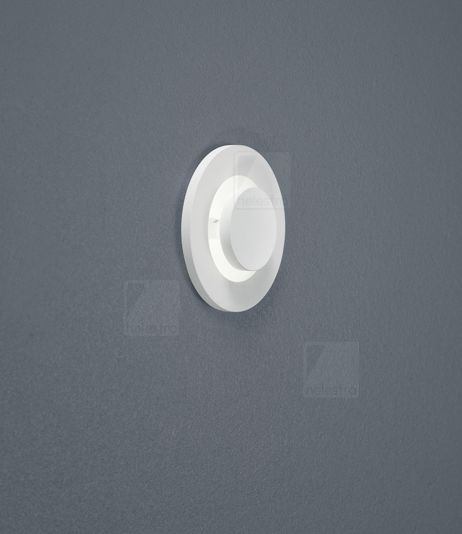 Helestra ONTO  Plafonnier encastré luminaire mural encastré aluminium blanc mat