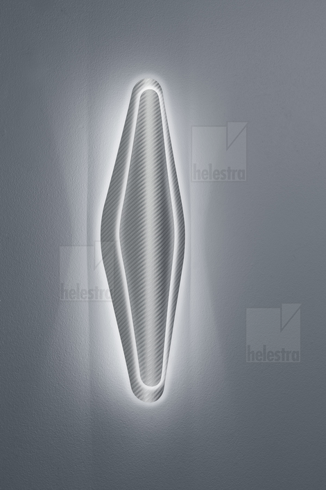 Helestra PLY  wall luminaire  carbon silver