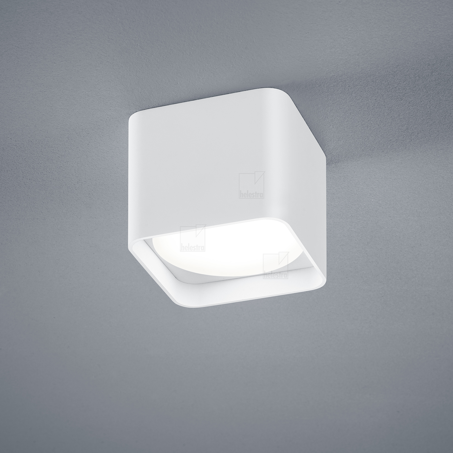 Helestra DORA  lampada soffitto alluminio bianco opaco