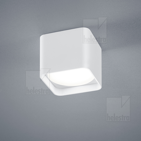 Helestra DORA  Deckenleuchte Aluminium mattweiß