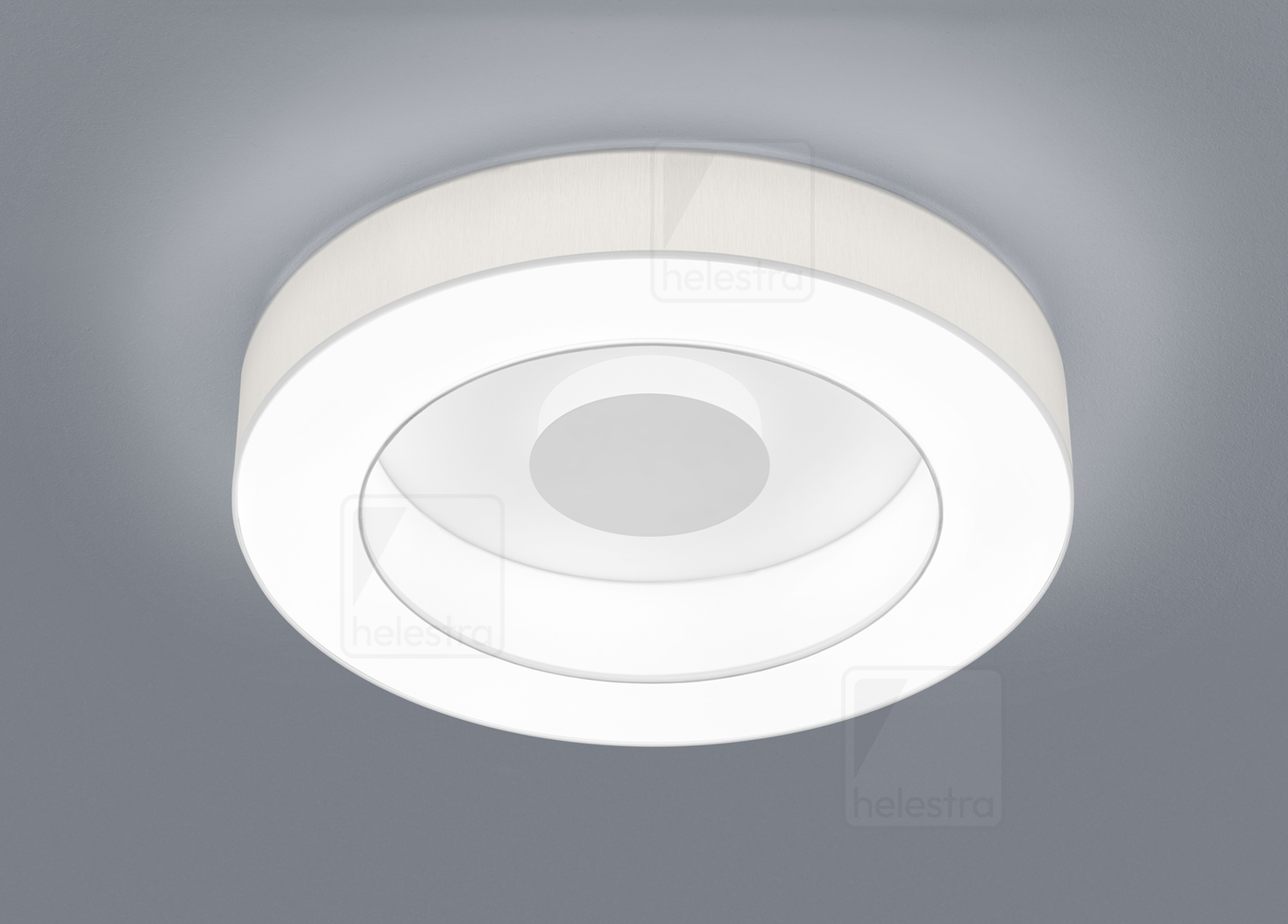 Helestra LOMO  Plafonnier Acier blanc mat