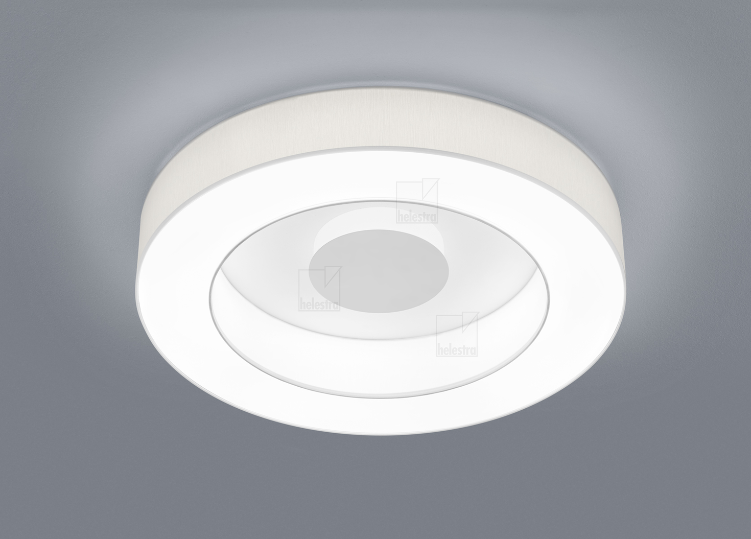 Helestra LOMO  lampada soffitto acciaio bianco opaco