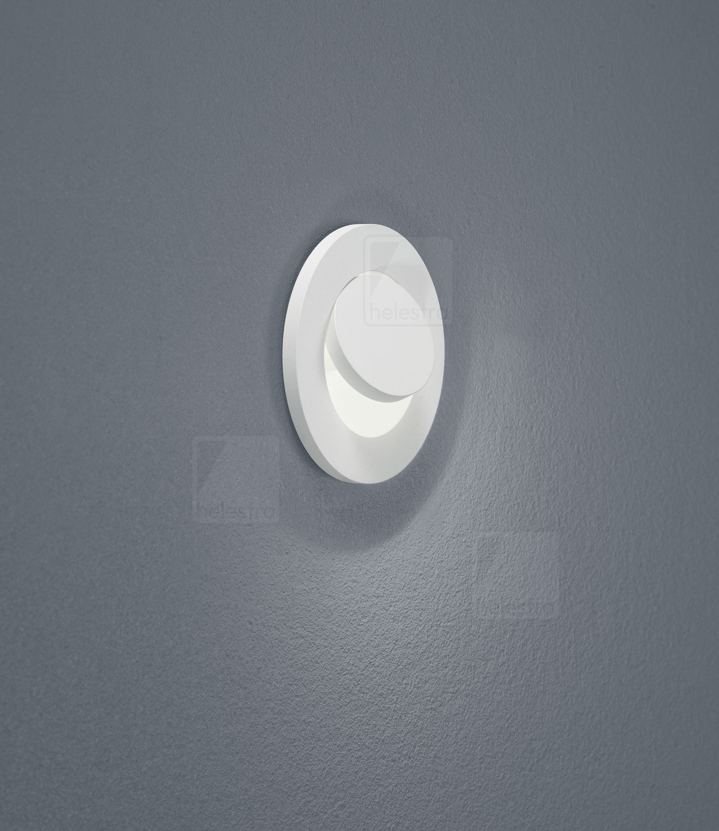 Helestra ONTO  Plafonnier encastré luminaire mural encastré aluminium blanc mat