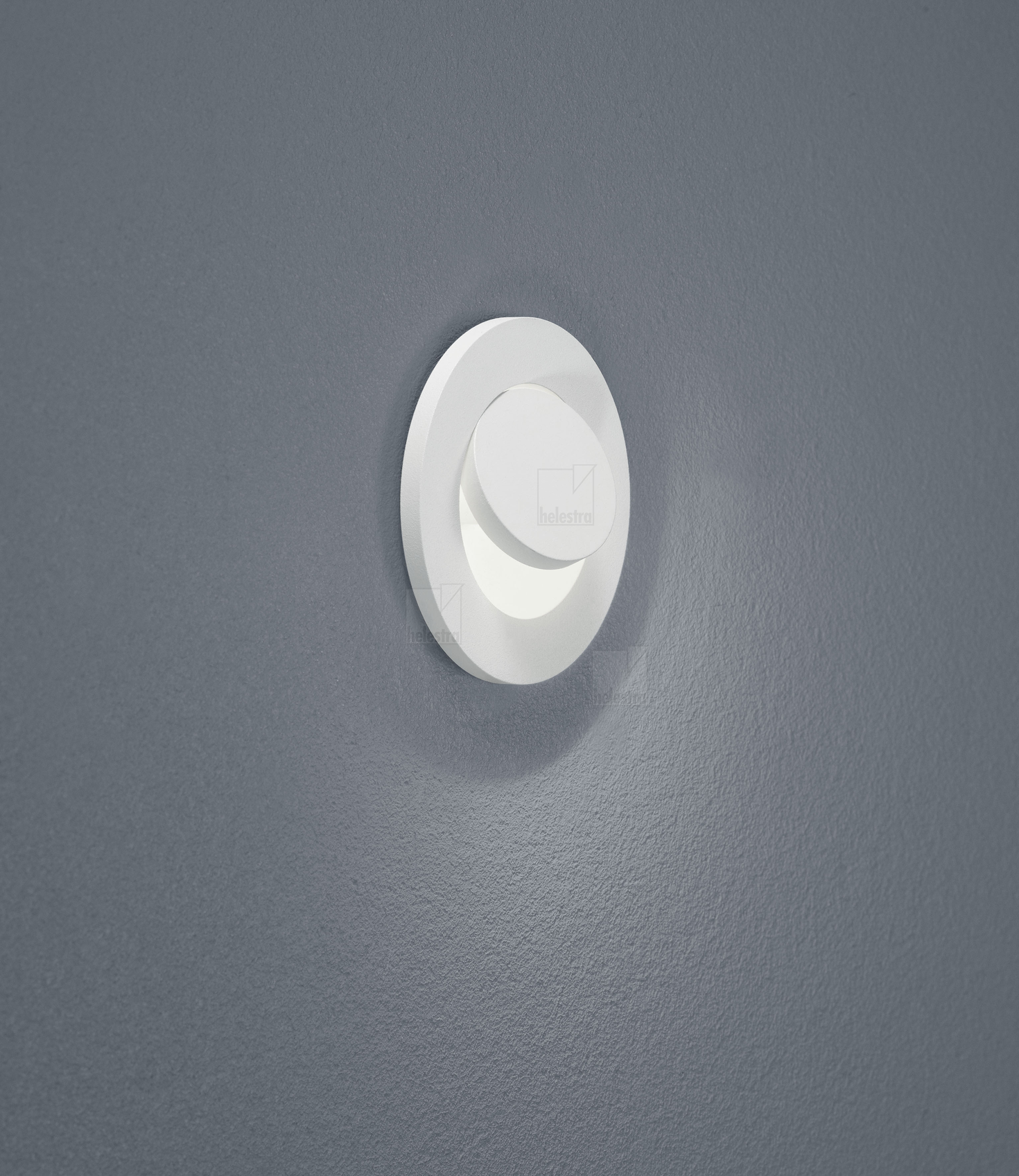 Helestra ONTO  Decken-Einbauleuchte Wand-Einbauleuchte Aluminium mattweiß