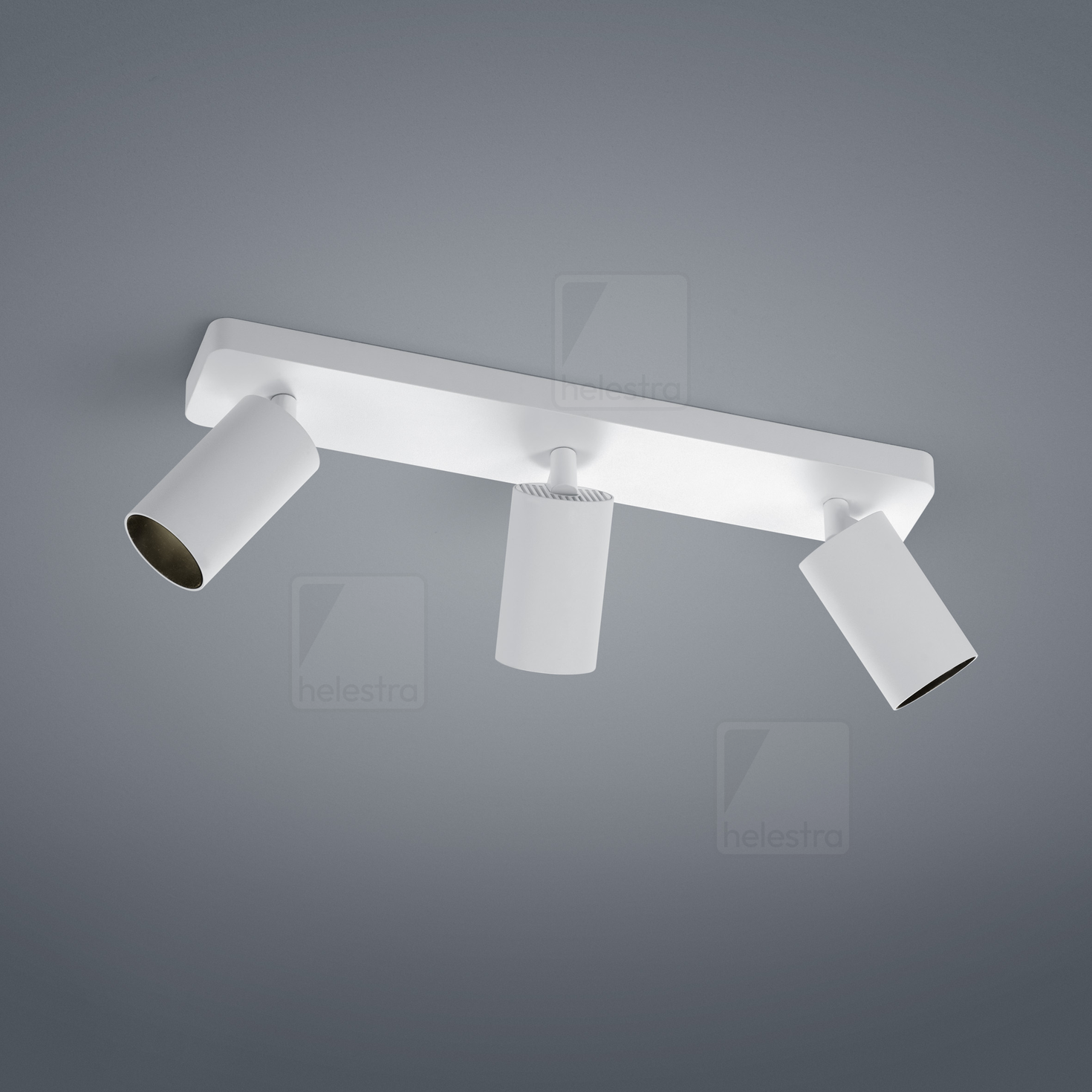 Helestra RIWA  Plafonnier aluminium blanc mat