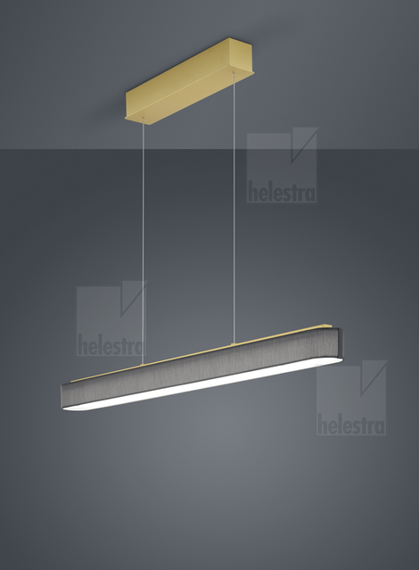 Helestra BOKI  Pendelleuchte Aluminium mattmessing