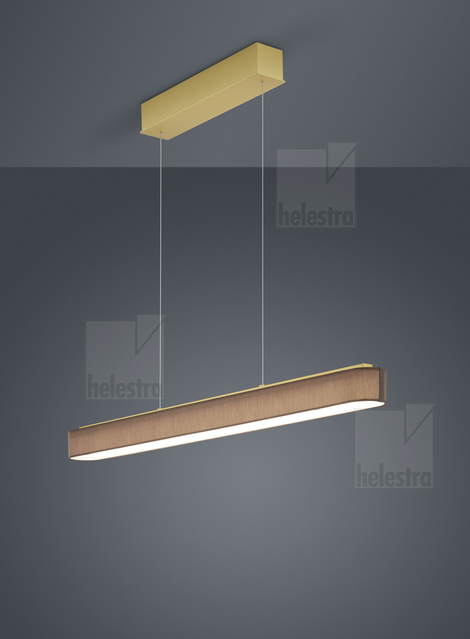 Helestra BORA  Pendelleuchte Aluminium mattmessing