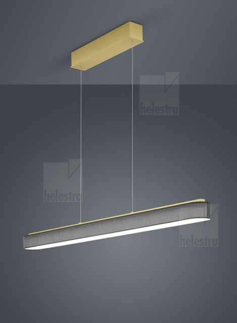 Helestra BOKI  Pendelleuchte Aluminium mattmessing