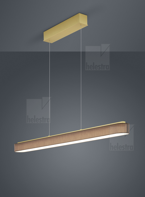 Helestra BOKI  Pendelleuchte Aluminium mattmessing