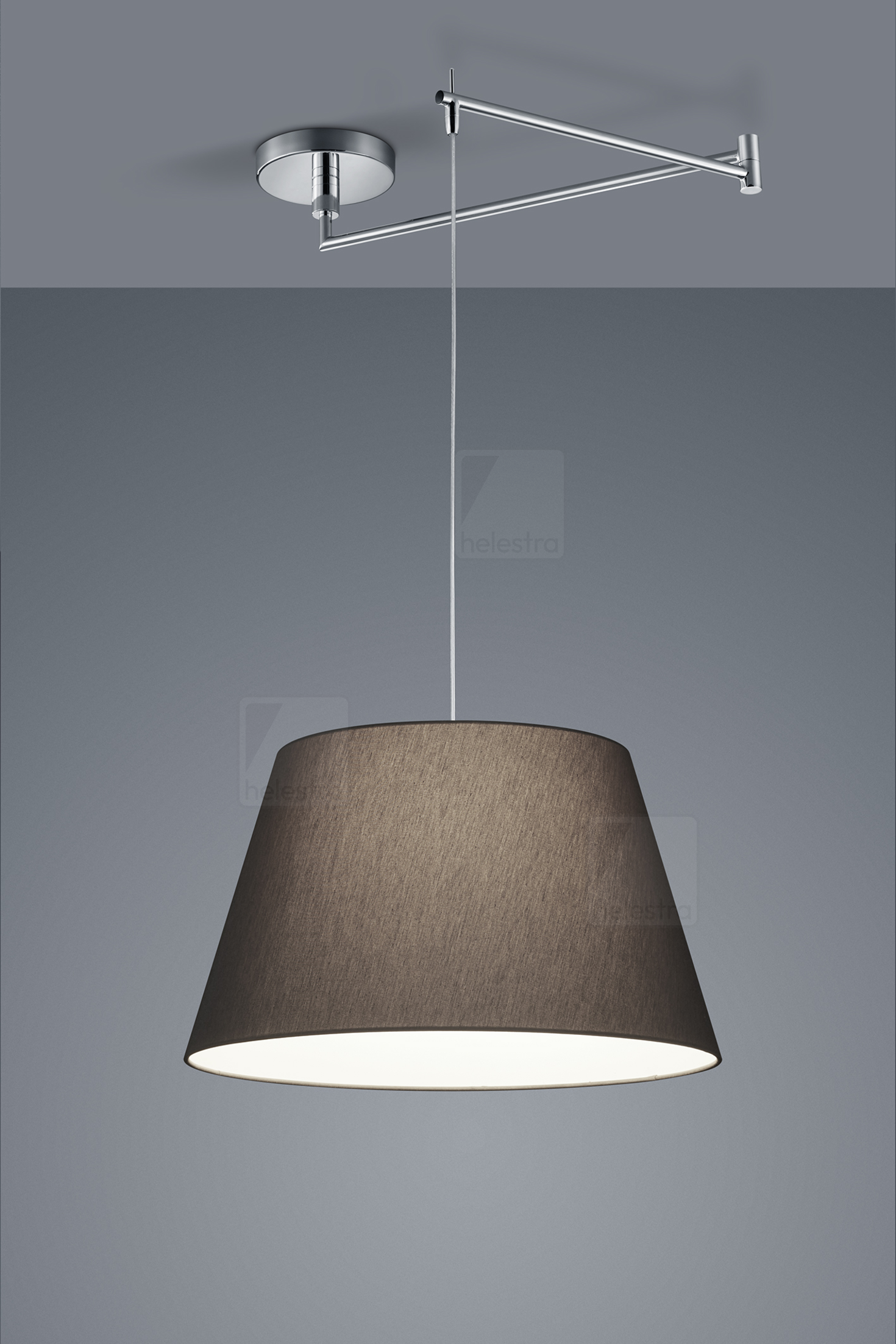 Helestra CERTO  suspension lumineuse Acier chrome