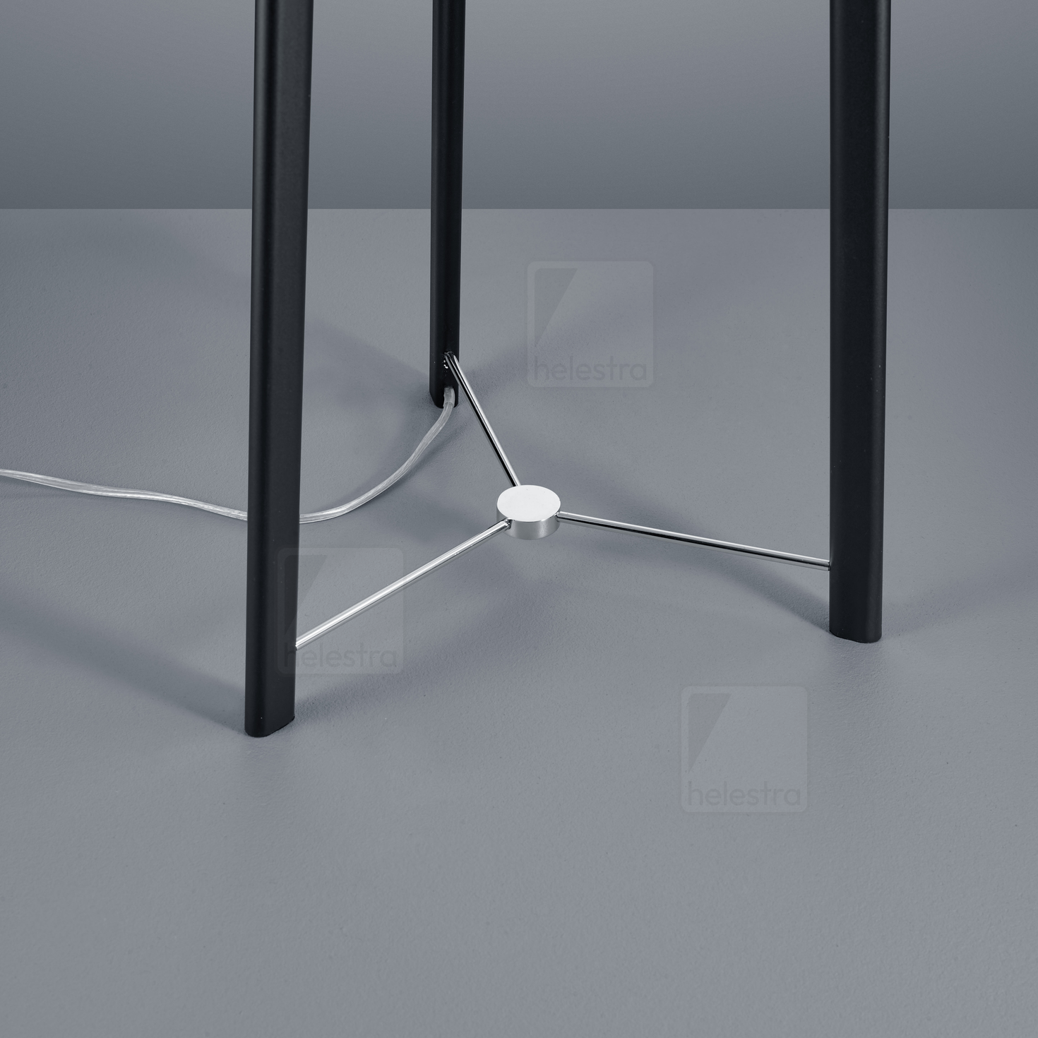 Helestra CERTO  lampadaire Acier noir mat - chrome
