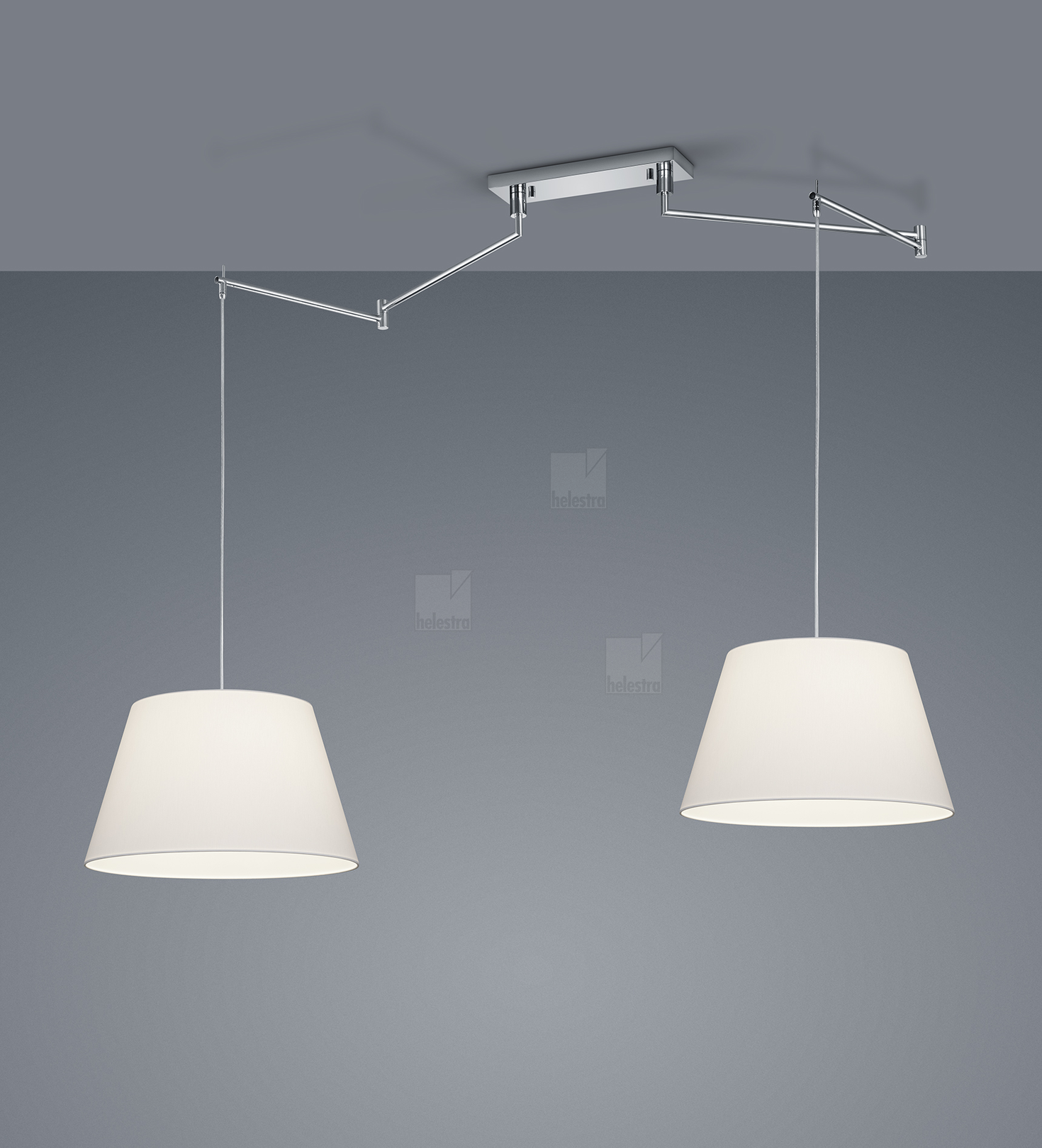 Helestra CERTO  pendant luminaire  chrome
