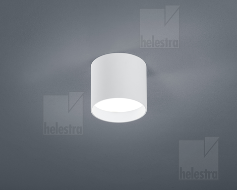 Helestra DORA  Deckenleuchte Aluminium mattweiß
