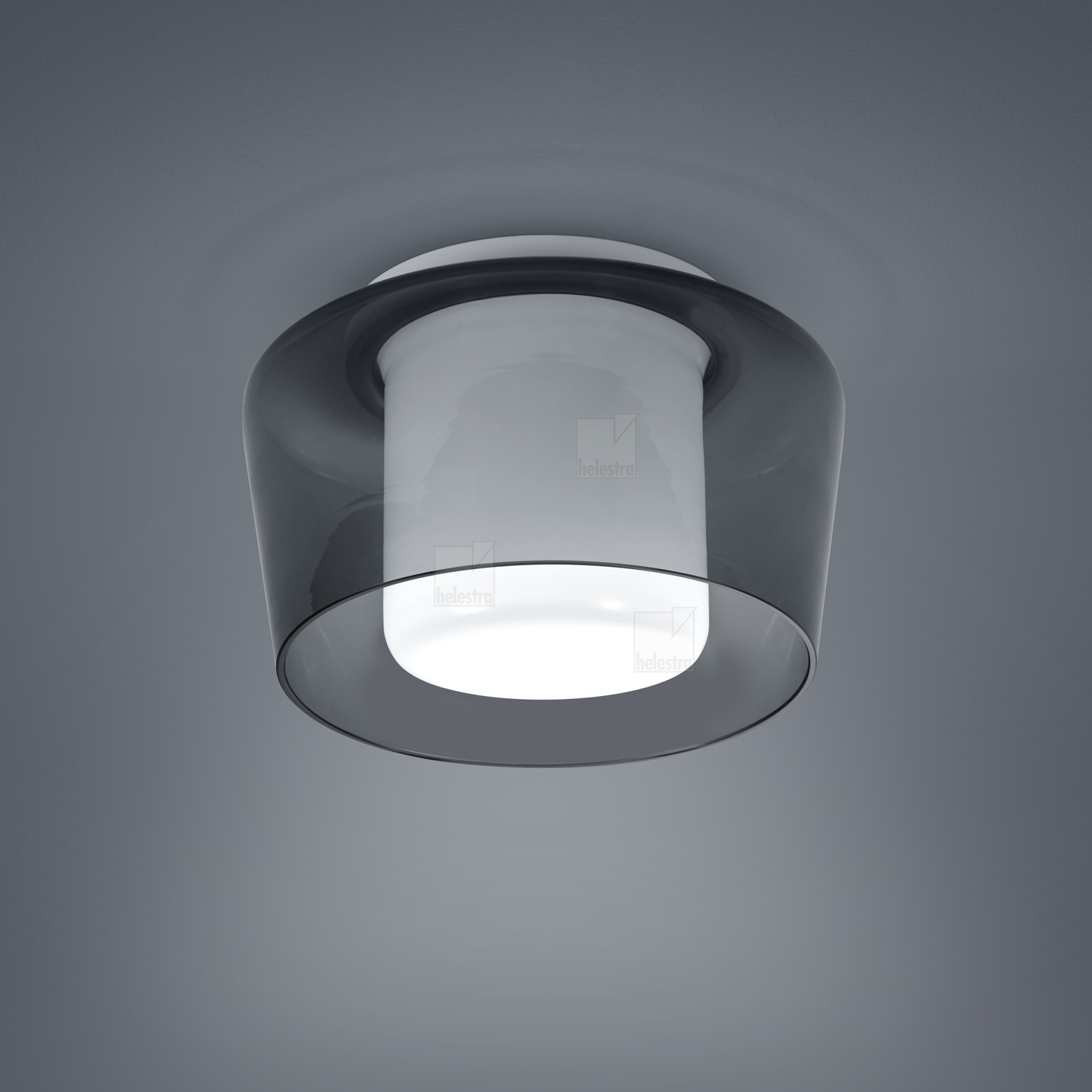 Helestra CANIO  ceiling luminaire steel mat white
