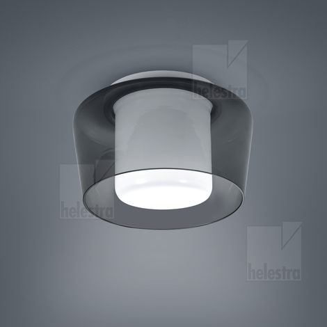 Helestra CANIO  ceiling luminaire steel mat white