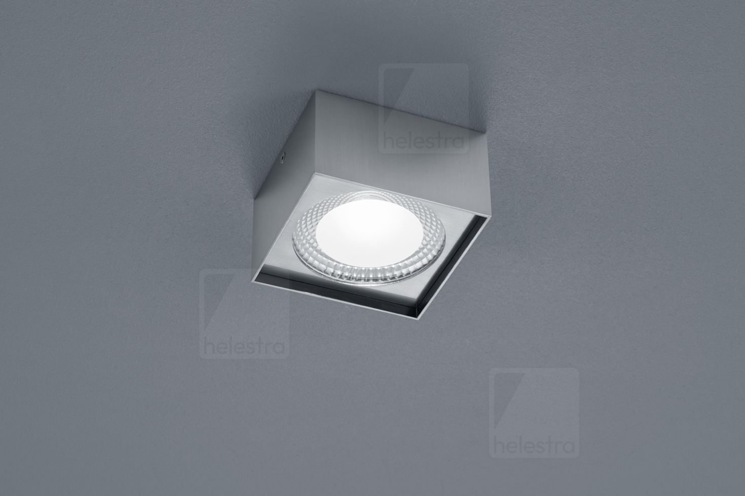 Helestra KARI  Plafonnier Acier nickel mat