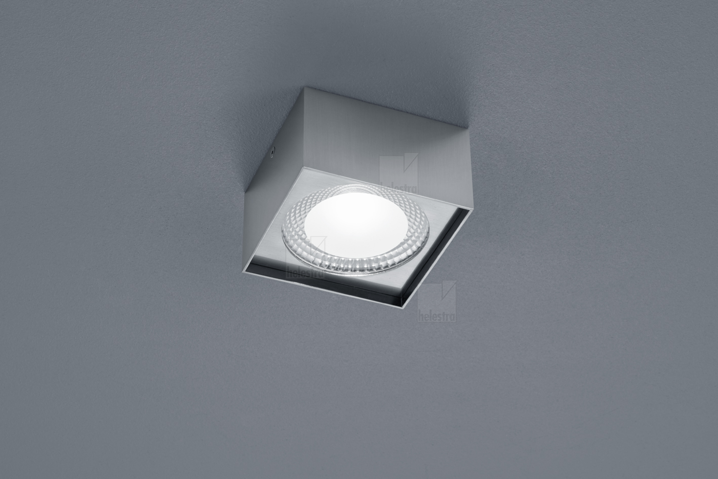 Helestra KARI  Plafonnier Acier nickel mat