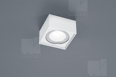 Helestra KARI  Plafonnier Acier blanc mat
