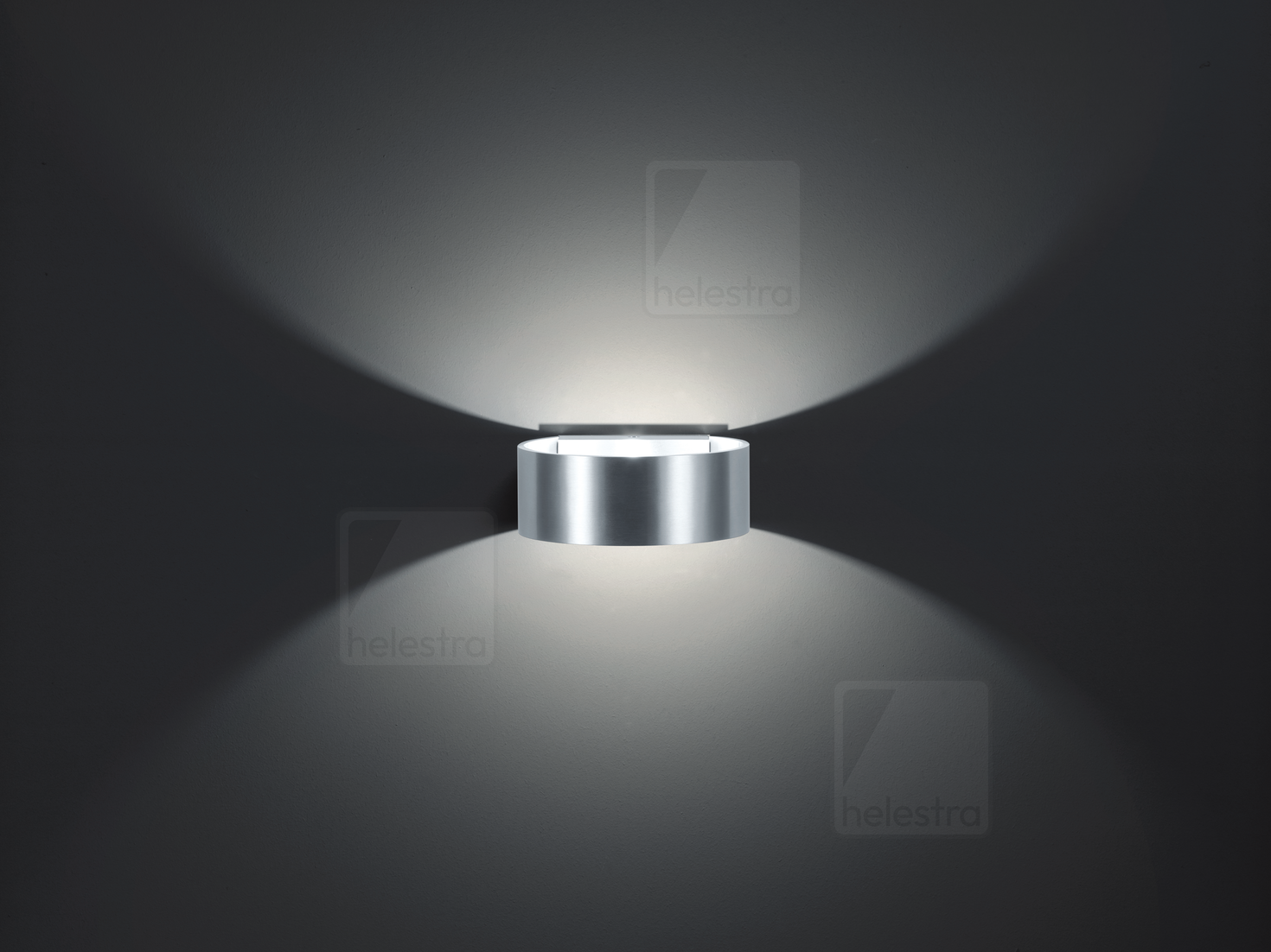 Helestra FOSCA  Wandleuchte Aluminium aluminium matt