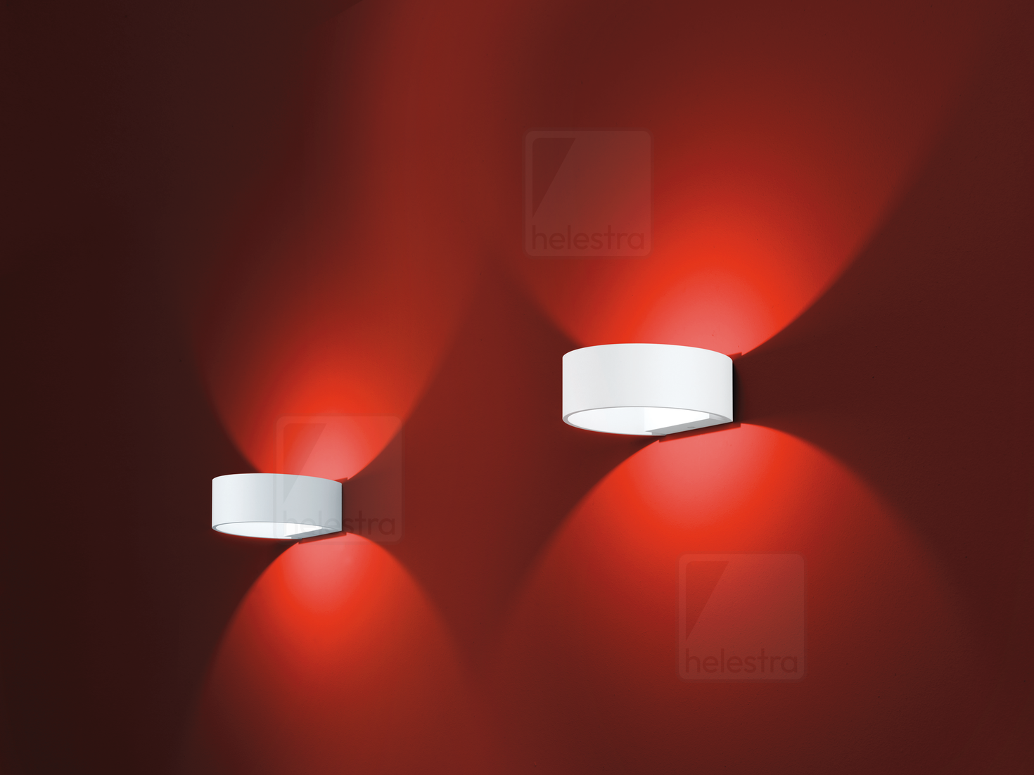 Helestra FOSCA  Wandleuchte Aluminium mattweiß