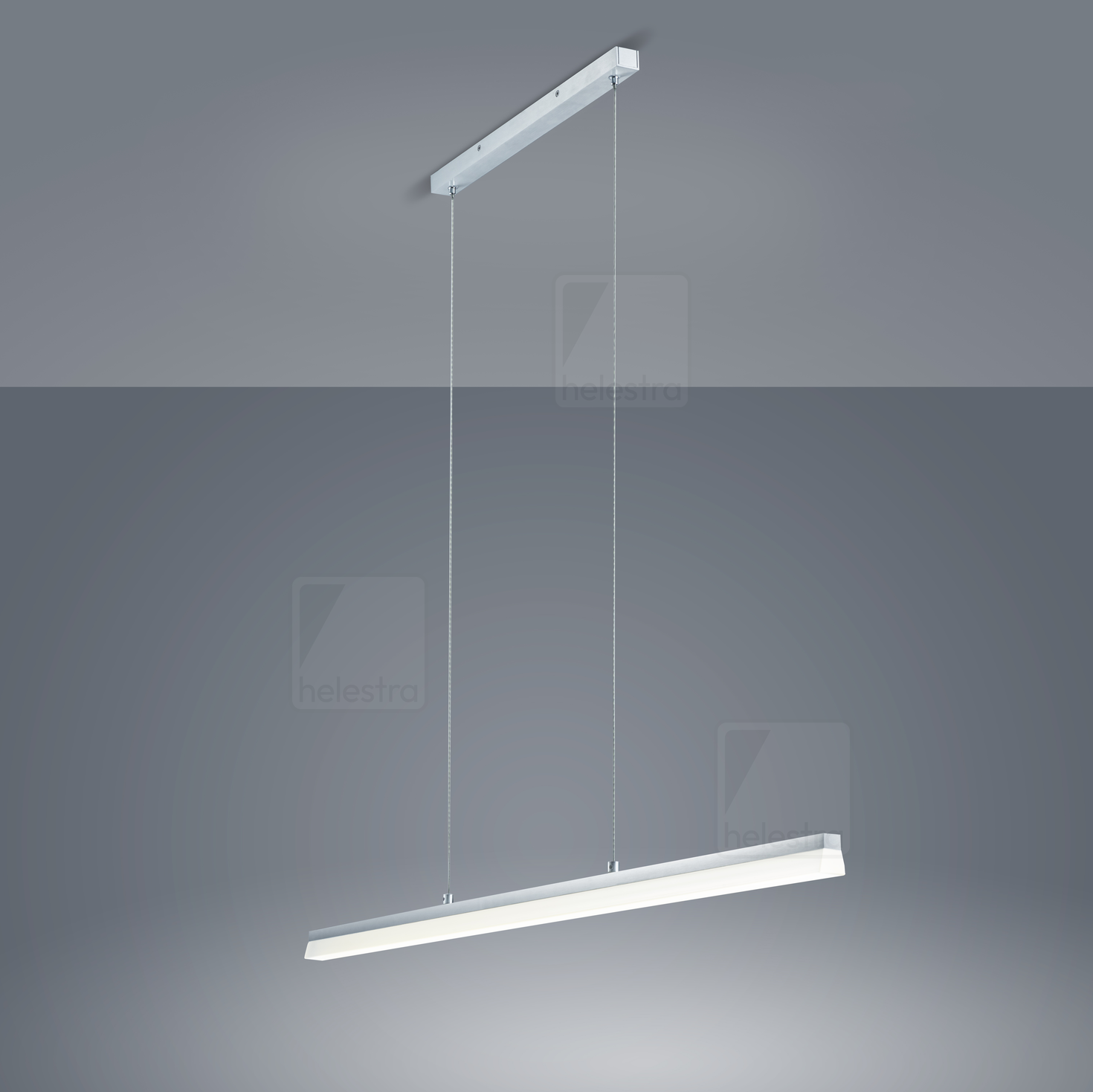 Helestra MOYA  Pendelleuchte Aluminium aluminium matt