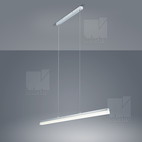 Helestra MOYA  Pendelleuchte Aluminium aluminium matt