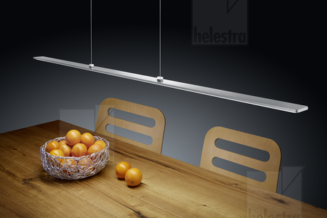 Helestra LEXX  pendant luminaire aluminium nickel mat