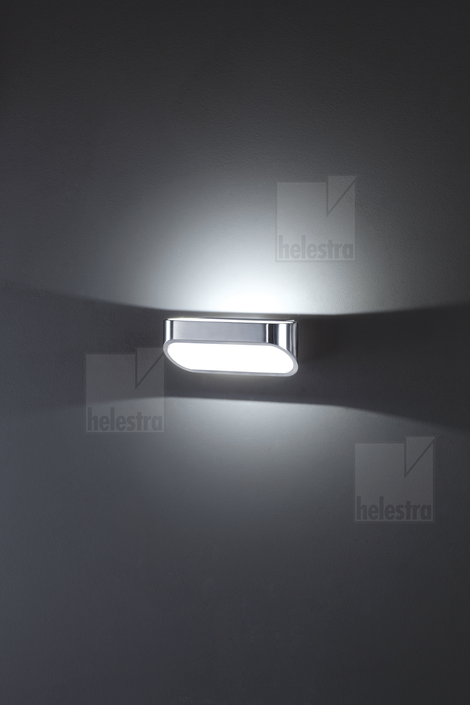 Helestra ONNO  Wandleuchte Aluminium aluminium poliert - mattweiß