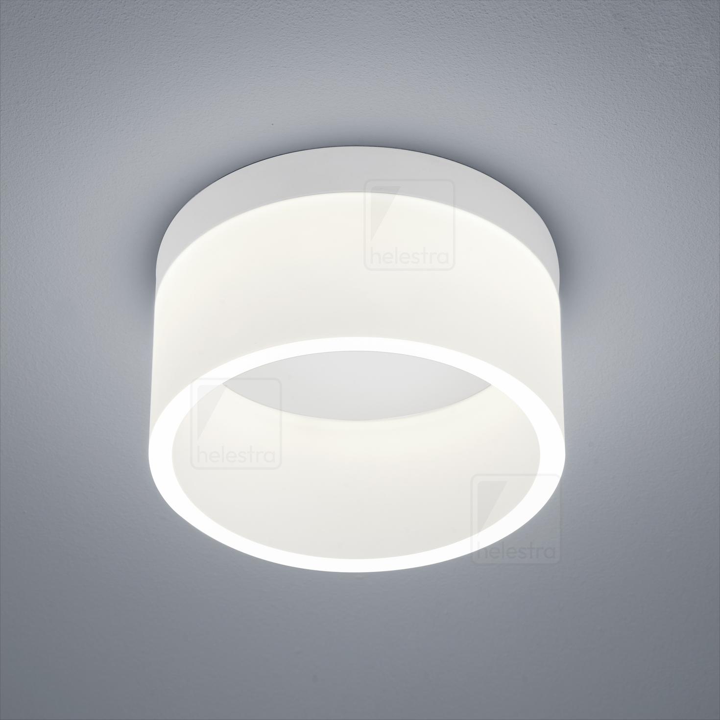 Helestra LIV  Plafonnier Acier blanc mat