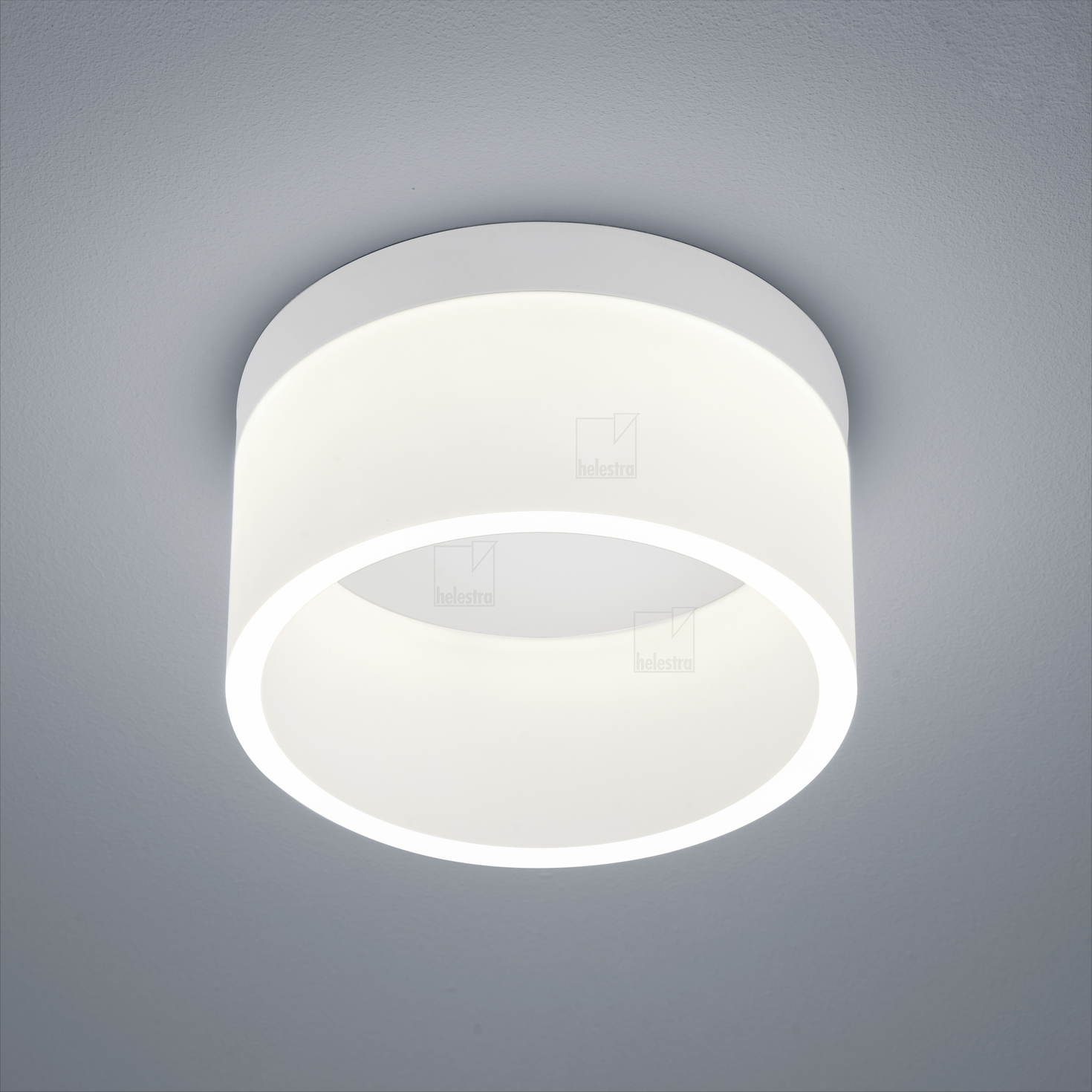 Helestra LIV  Plafonnier Acier blanc mat