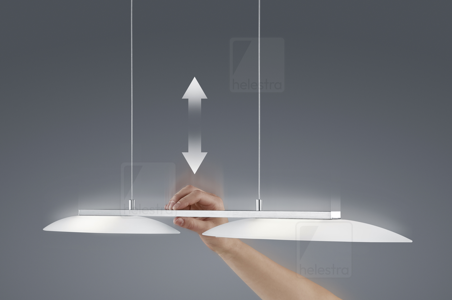 Helestra SALLY  pendant luminaire  nickel mat