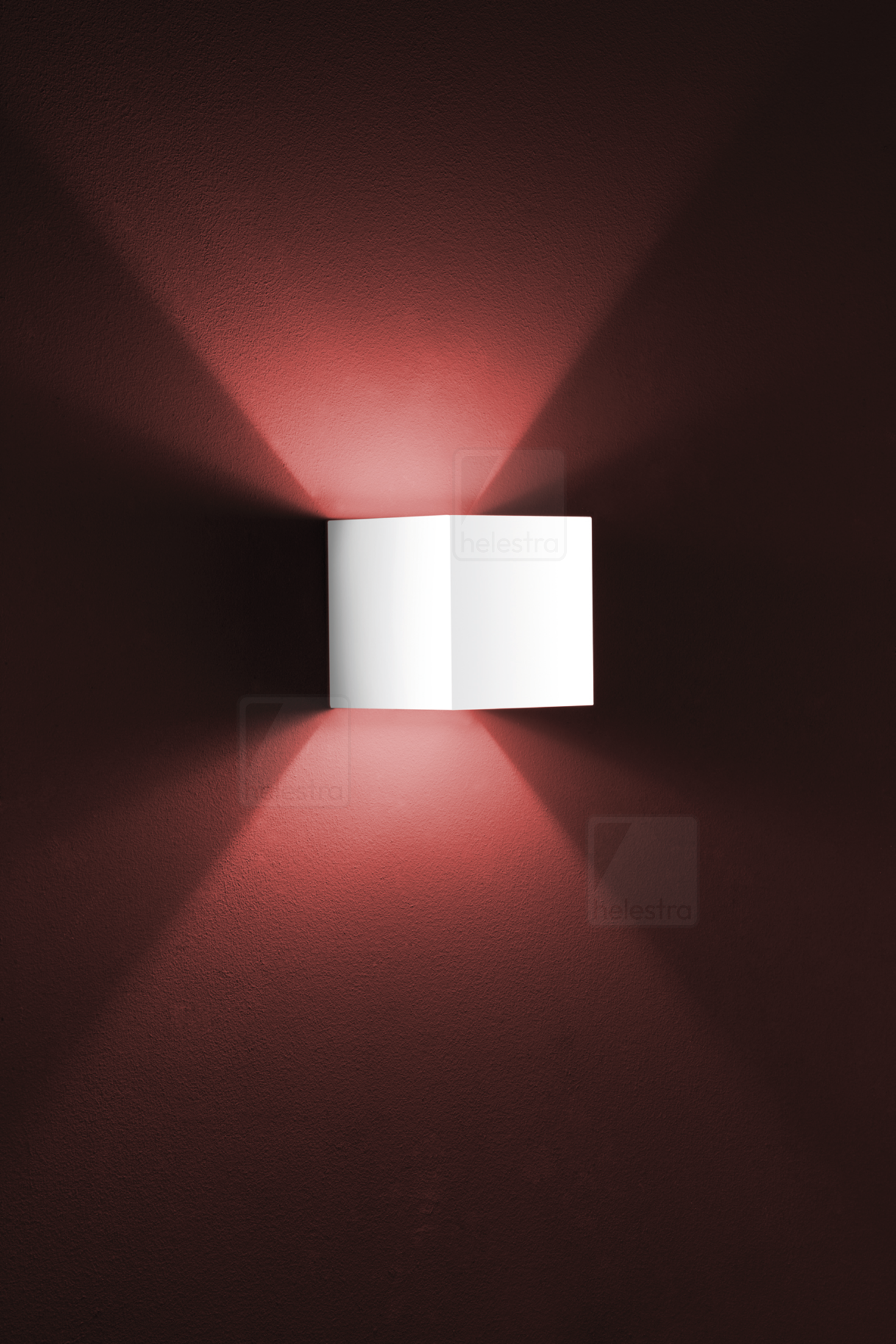 Helestra SIRI  applique aluminium blanc mat