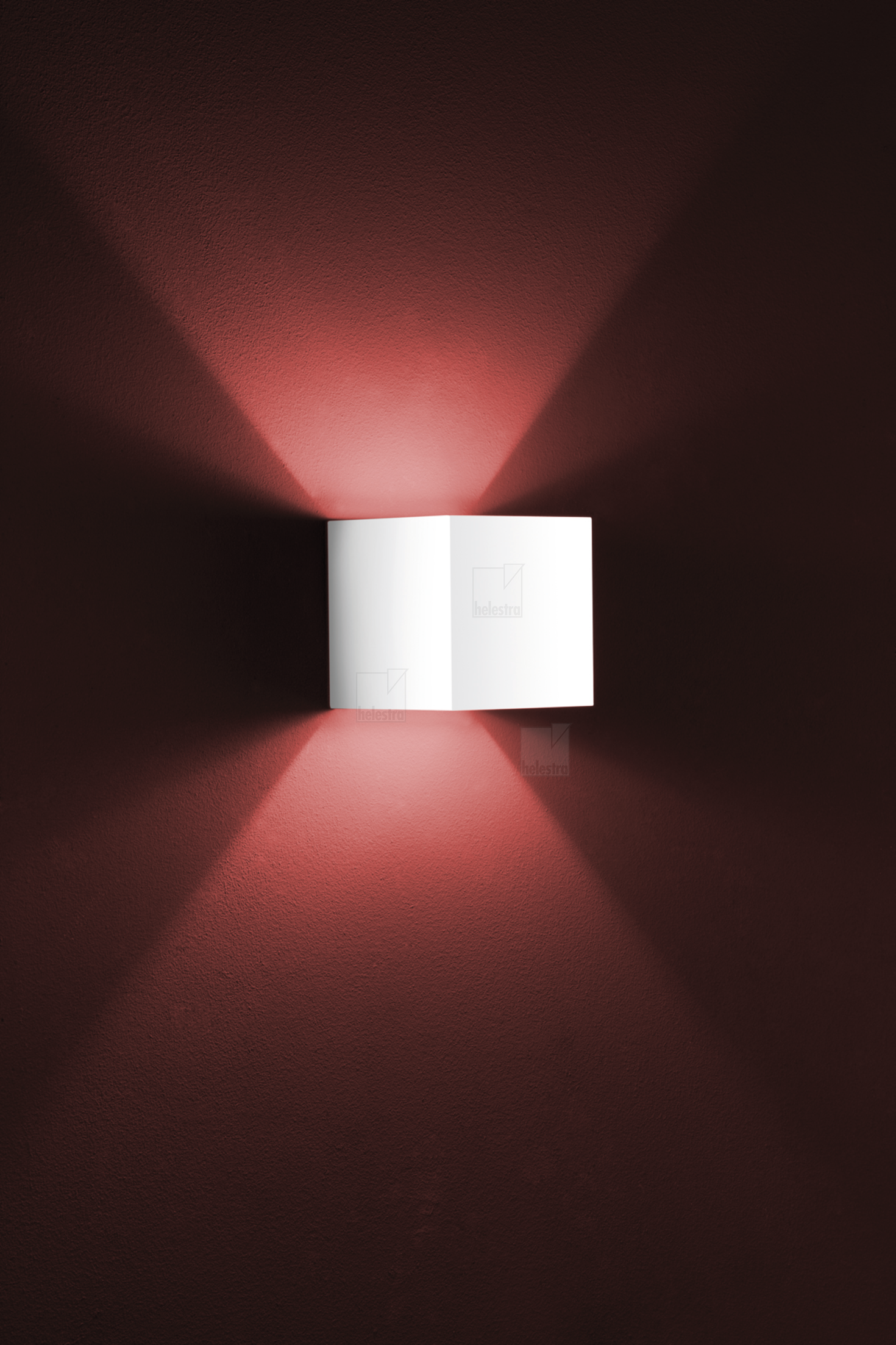 Helestra SIRI  applique aluminium blanc mat
