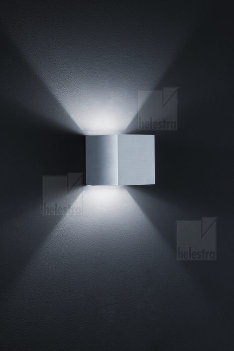 Helestra SIRI  Wandleuchte Aluminium aluminium matt